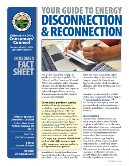 Disconnect Factsheet